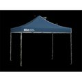 Quik Shade Quik Shade 167526DS SOLO100 10 x 10 ft. Straight Leg Canopy; Midnight Blue Cover - Gray Frame 167526DS